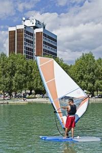 Windsurfen am Plattensee im Hotel Marina in Balatonfüred - ✔️ Hotel Marina*** Balatonfüred - All Inclusive Hotel am Plattensee