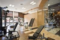 Fitness-Saal im Budapest Novotel Hotel City