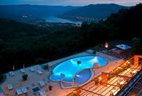 Hotelzimmer mit Aussicht auf dem Donau-Knie in Silvanus Hotel