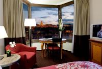 Budapest Stadtzentrum - Hotel Sofitel Kettenbrücke - Luxuszimmer mit Panorama auf die Burg