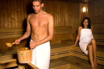 Die finnische Sauna des Thermal Hotel Visegad in Visegrad bei Budapest - ✔️ Thermal Hotel Visegrád**** ✔️ Günstige THermalhotel